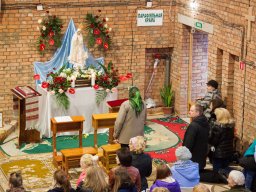 Перэгрынацыя фігуркі Маці Божай Фацімскай
