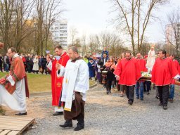 Перэгрынацыя фігуркі Маці Божай Фацімскай