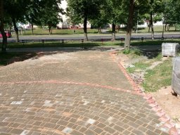 Укладка тратуарнай пліткі