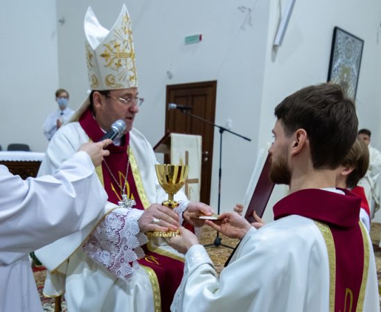 Obraz do wydarzenia Пасвячэнне прэзбітэрату бр. Уладзіслава Мінько 27.11.2021