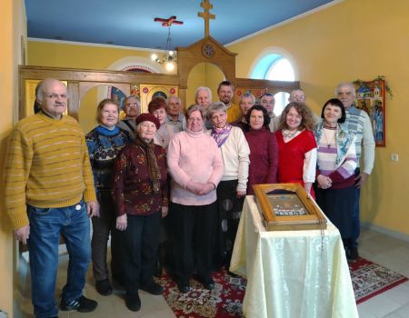 Фота да артыкула з назвайУ свята Божай Міласэрнасці нашыя парафіяне наведалі грэка-каталіцкую царкву