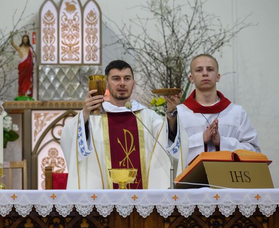 Obraz do wydarzenia Прыміцыйная святая Імша бр. Сяргея Гусара ў Маладзечне