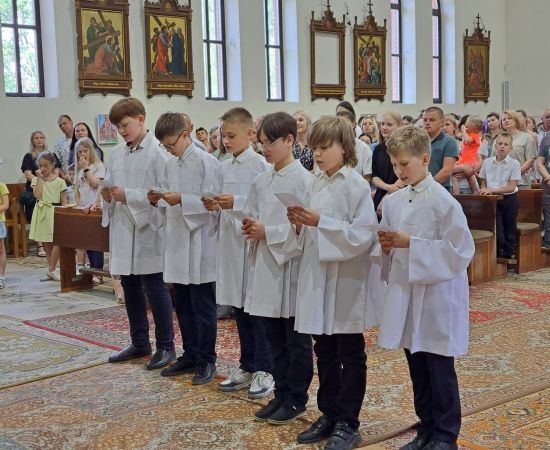 Obraz do wydarzenia Чарговая радасная падзея ў літургічнай службе нашай парафіі