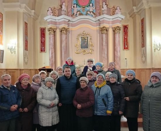 Obraz do wydarzenia Нашыя парафіяне наведалі Маці Божую ў Барунах
