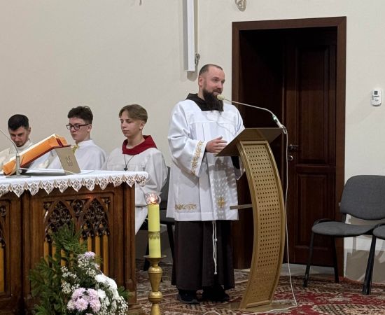 Obraz do wydarzenia З падзякай за служэнне ў нашай парафіі бр. Андрэю Шэстакову
